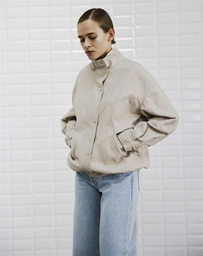 With Black - WBLAnni Vegan Jakke - Silver Lining